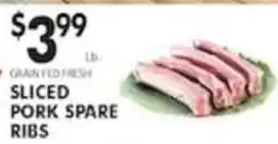 Pioneer Supermarkets Sliced Pork Spare Ribs offer