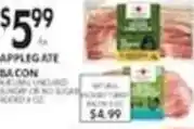 Pioneer Supermarkets Applegate bacon offer