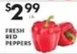 Pioneer Supermarkets Fresh Red Peppers offer