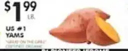 Pioneer Supermarkets US #1 Yams offer