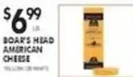 Pioneer Supermarkets Boar's Head American Cheese offer
