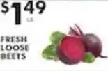 Pioneer Supermarkets Fresh Loose Beets offer