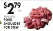 Pioneer Supermarkets Boneless Pork Shoulder For Stew offer