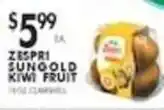 Pioneer Supermarkets Zespri sungold kiwi fruit offer