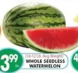 Pioneer Supermarkets Whole Seedless Watermelon offer