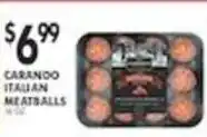 Pioneer Supermarkets Carando Italian Meatballs offer