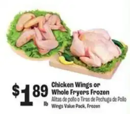 Food City Chicken Wings or Whole Fryers Frozen offer