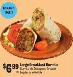 Food City Large Breakfast Burrito offer