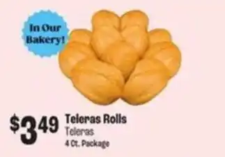 Food City Teleras Rolls offer