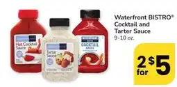 Safeway Waterfront Bistro Cocktail and Tartar Sauce offer