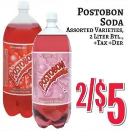 Trade Fair Supermarket Postobon soda offer