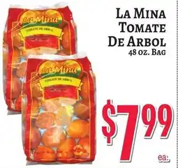 Trade Fair Supermarket La Mina tomato de arbol offer