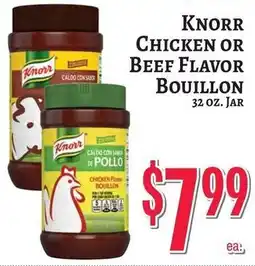 Trade Fair Supermarket Knorr chicken or beef flavor bouillon offer
