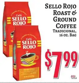 Trade Fair Supermarket Cafe Sello Rojo Roast & Ground Coffee offer