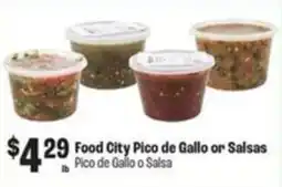 Food City Food City Pico de Gallo or Salsas offer