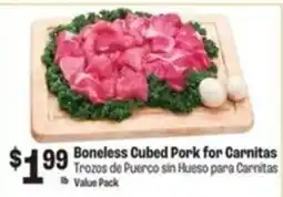 Food City Boneless Cubed Pork for Carnitas offer