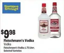 Food City Fleischmann's Vodka offer