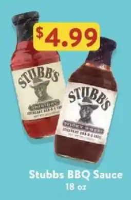 Fresh Thyme Stubbs bbq sauce offer