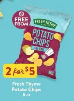 Fresh Thyme Fresh Thyme Potato Chips offer