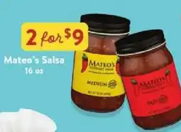 Fresh Thyme Mateo's Salsa offer