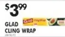 Pioneer Supermarkets Glad cling wrap offer