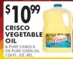 Pioneer Supermarkets Crisco vegetable oil offer