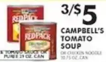 Pioneer Supermarkets Campbell's tomato soup offer