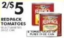 Pioneer Supermarkets Redpack tomatoes offer