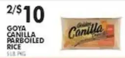 Pioneer Supermarkets Goya canilla parboiled rice offer