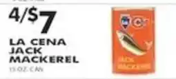 Pioneer Supermarkets La Cena Jack Mackerel offer