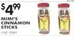 Pioneer Supermarkets Mimi's Cinnamon Sticks offer