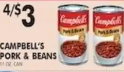 Pioneer Supermarkets Campbell's pork & beans offer