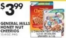 Pioneer Supermarkets General Mills Honey Nut Cheerios offer
