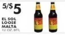 Pioneer Supermarkets El Sol loose malta offer