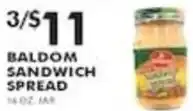 Pioneer Supermarkets Baldom sandwich spread offer