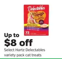 Pet Supplies Plus Hartz Delectables variety pack cat treats offer