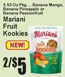 Super Fresh Mariani fruit kookies offer