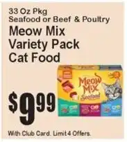 Super Fresh Meow Mix Variety Pack Cat Food offer