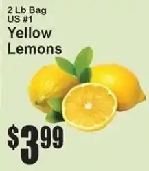 Super Fresh Yellow Lemons offer