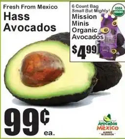 Super Fresh Fresh From Mexico Hass Avocados offer