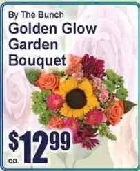 Super Fresh By The Bunch Golden Glow Garden Bouquet offer