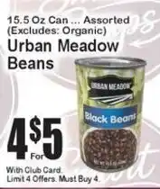 Super Fresh Urban Meadow Beans offer