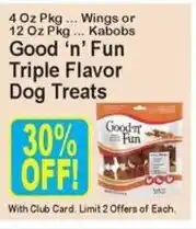 Super Fresh Good 'n' Fun Triple Flavor Dog Treats offer