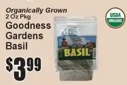 Super Fresh Goodness Gardens Basil offer