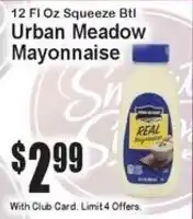 Super Fresh Urban Meadow Mayonnaise offer