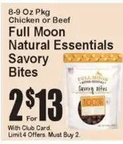 Super Fresh Full Moon Natural Essentials Savory Bites offer