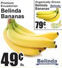 Super Fresh Belinda bananas offer