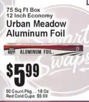 Super Fresh Urban Meadow Aluminum Foil offer