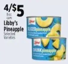 Pioneer Supermarkets Libby's Pineapple offer