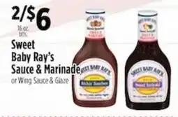 Pioneer Supermarkets Sweet Baby Ray's Sauce & Marinade or Wing Sauce & Glaze offer